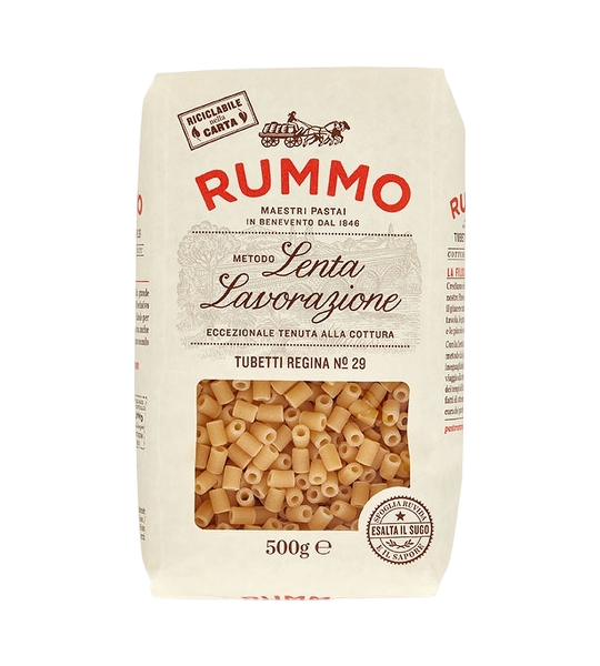 RUMMO PASTA DI SEMOLA TUBETTI REGINA N.29 500 GR (16 in a box)