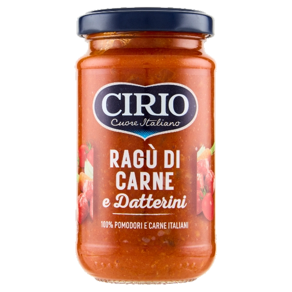 CIRIO PASTA SAUCE RAGU' MEAT 190 GR (8 in a box)