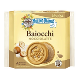 MULINO BIANCO BISCOTTI BAIOCCHI NOCCIOLATTE MULTIPACK X6 168 GR (9 in a box)