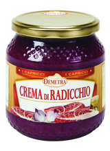 DEMETRA PASTA SAUCE / PIZZA SAUCE RADICCHIO CREAM JAR 530 GR (6 in a box)