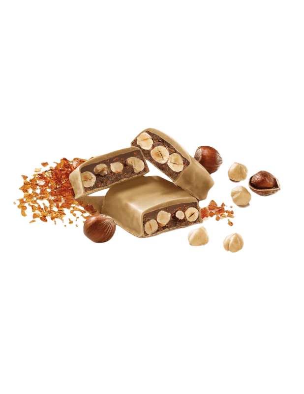 SPERLARI TORRONE ZANZIBAR GIANDUIA CARAMEL DORE' SALATO 250 GR (18 in a box)