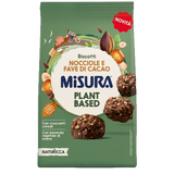 MISURA PLANT BASED BISCOTTI HAZELNUTS AND COCOA BEANS 260 GR (8 in a box)