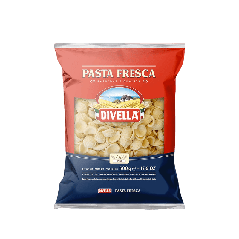 DIVELLA FRESH PASTA ORECCHIETTE 500 GR (10 in a box)