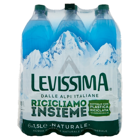 LEVISSIMA STILL WATER PET 1.5 LT (6 in a box)