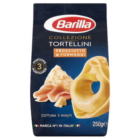BARILLA STUFFED PASTA TORTELLINI HAM & CHEESE 250 GR (10 IN A BOX)