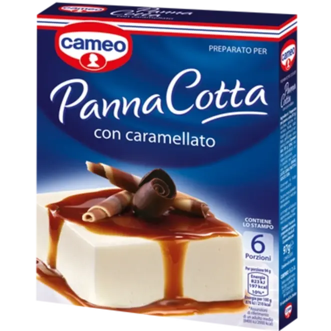 CAMEO PREPARED FOR PANNA COTTA CARAMELIZED 97 GR (8 in a box)