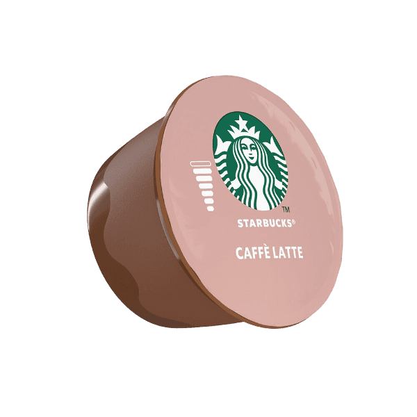 STARBUCKS COFFEE CAPSULES CAFFE' LATTE X12 120 GR (3 in a box)