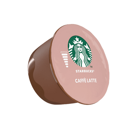 STARBUCKS COFFEE CAPSULES CAFFE' LATTE X12 120 GR (3 in a box)