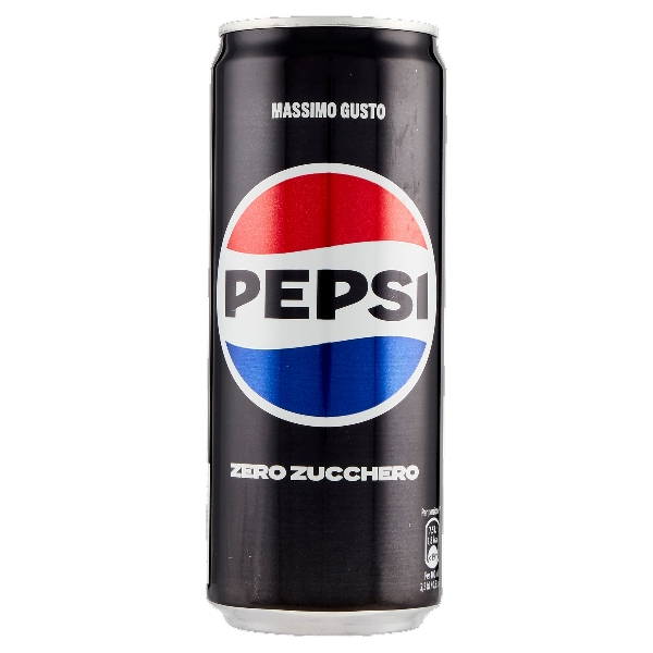 PEPSI COLA ZERO SUGAR FREE CANS 330 ML (24 in a box)