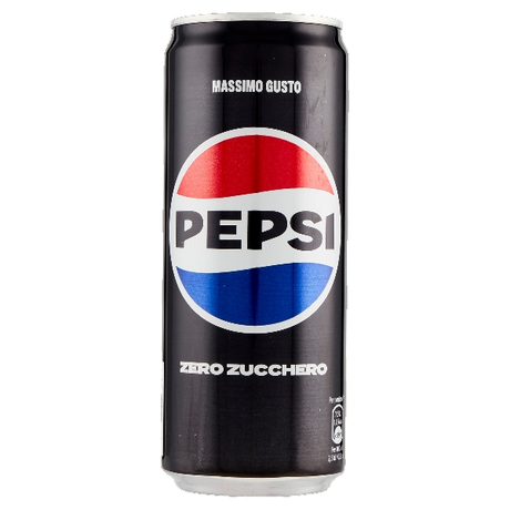 PEPSI COLA ZERO SUGAR FREE CANS 330 ML (24 in a box)