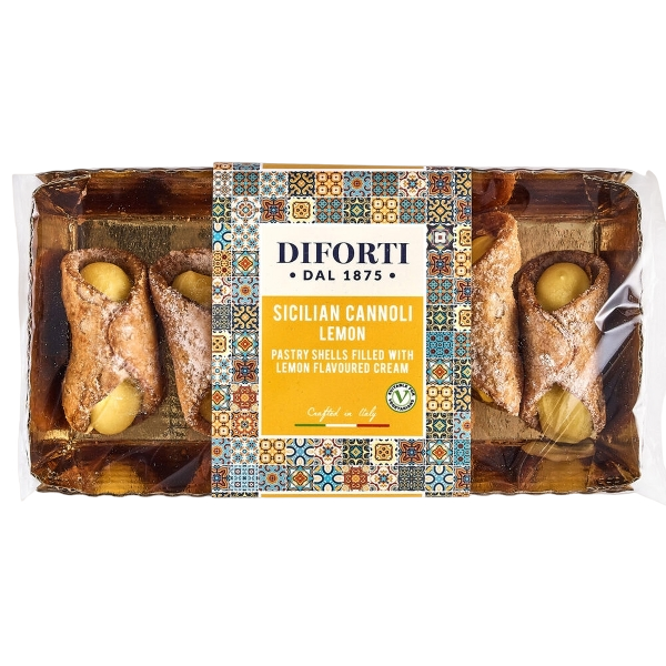 DIFORTI DESSERT CANNOLI FILLED LEMON 150 GR (6 in a box)