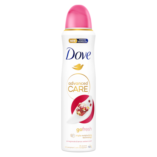 DOVE DEO ADVANCED CARE GO FRESH POMEGRANATE SPRAY 150 ML (6 in a