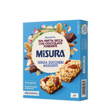 MISURA DOLCE SENZA SNACK BARS DARK CHOCOLATE 120 GR (10 in a box)
