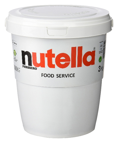 NUTELLA SPREAD HAZELNUT CREAM ORIGINAL BUCKET 3 KG (2 in a box)