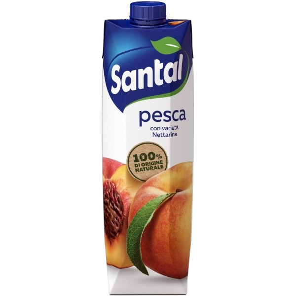 SANTAL NETTARE FRUIT JUICE PEACH BRICK 1 LT (12 IN A BOX)