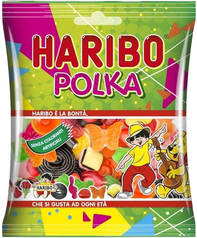 HARIBO CANDY POLKA 175 GR (24 in a box)