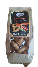 FANIDA TARALLI RUSTICO PIZZA WITH EXTRA VIRGIN OLIVE OIL 250 GR (16 in a box)