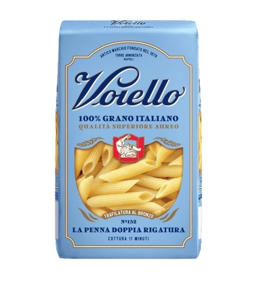 VOIELLO PASTA DI SEMOLA PENNA DOPPIA RIGATURA N.152 500 GR (18 in a box)