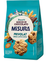 MISURA PRIVOLAT BISCOTTI CHOCOLATE DROPS 290 GR (10 in a box)