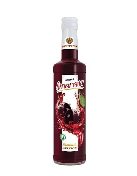 BELTION SYRUP AMARENA GLASS 500 ML (6 in a box)
