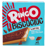 PAVESI RINGO BISCOTTI BISCOCIOC MILK X6 162 GR (12 in a box)