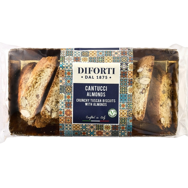 DIFORTI BISCUITS CANTUCCI ALMONDS 180 GR (6 in a box)