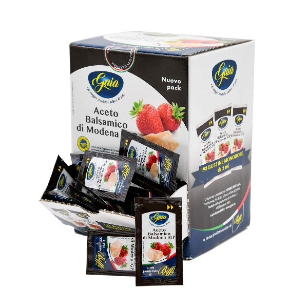 GAIA EXPO BALSAMIC VINEGAR OF MODENA GPI MONOPACK  X198 5 ML (1 in a box)