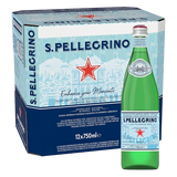 SAN PELLEGRINO CARBONATED WATER GLASS 750 ML (12 in a box)