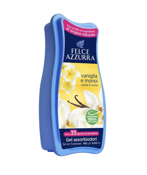 FELCE AZZURRA HOME FRAGRANCE GEL AIR FRESHENER VANILLA & MONOI 140 GR (24 in a box)