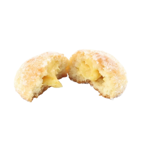 CASTAGNOLE DI CARNEVALE STUFFED CREAM RICOTTA AND PEAR 180 GR (16 in a box)