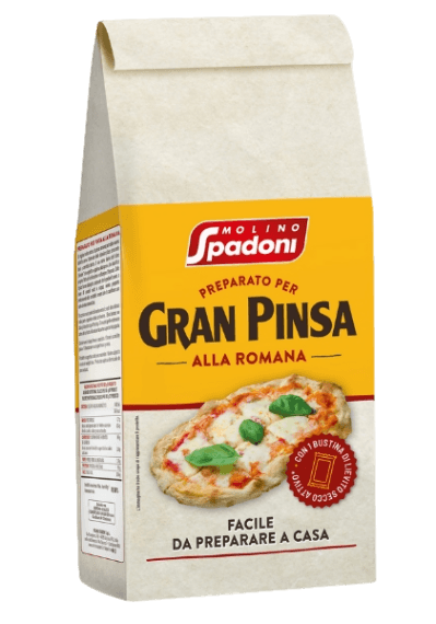 SPADONI FARINA PREPARATO PER GRAN PINSA ALLA ROMANA 1 KG (10 in a box) –   - The best E-commerce of Italian Food in UK
