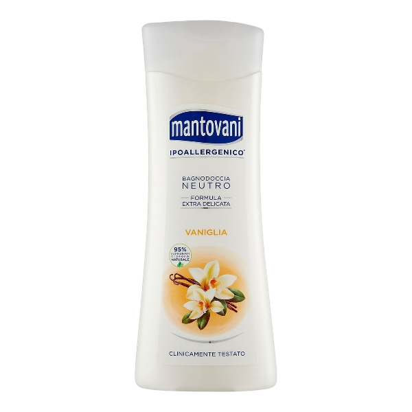 MANTOVANI SHOWER BATH NEUTRO VANIGLIA 400 ML (12 in a box)