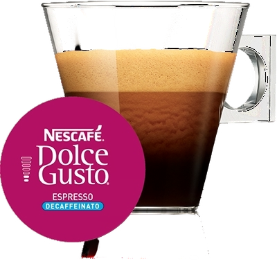 NESCAFE' COFFEE CAPSULES DOLCE GUSTO ESPRESSO DEK X16 240 GR (6 in a box)