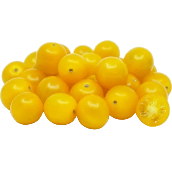 FRESH VEGETABLES TOMATO BABY PLUM YELLOW £6.25 AL KG (APPROX 4.6 KG) - ONLY LONDON AREA