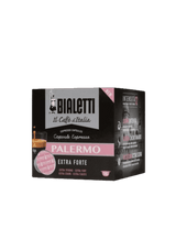 BIALETTI COFFEE CAPSULES ESPRESSO PALERMO EXTRA FORTE  X16 153 GR (8 in a box)