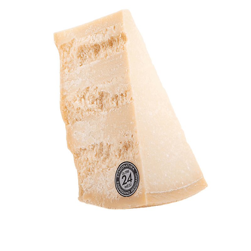 CHEESE PARMIGIANO REGGIANO D.O.P. 24 MONTHS VACUUM £26.00 AL KG (APPROX 1.8 KG) PROMO £20.04