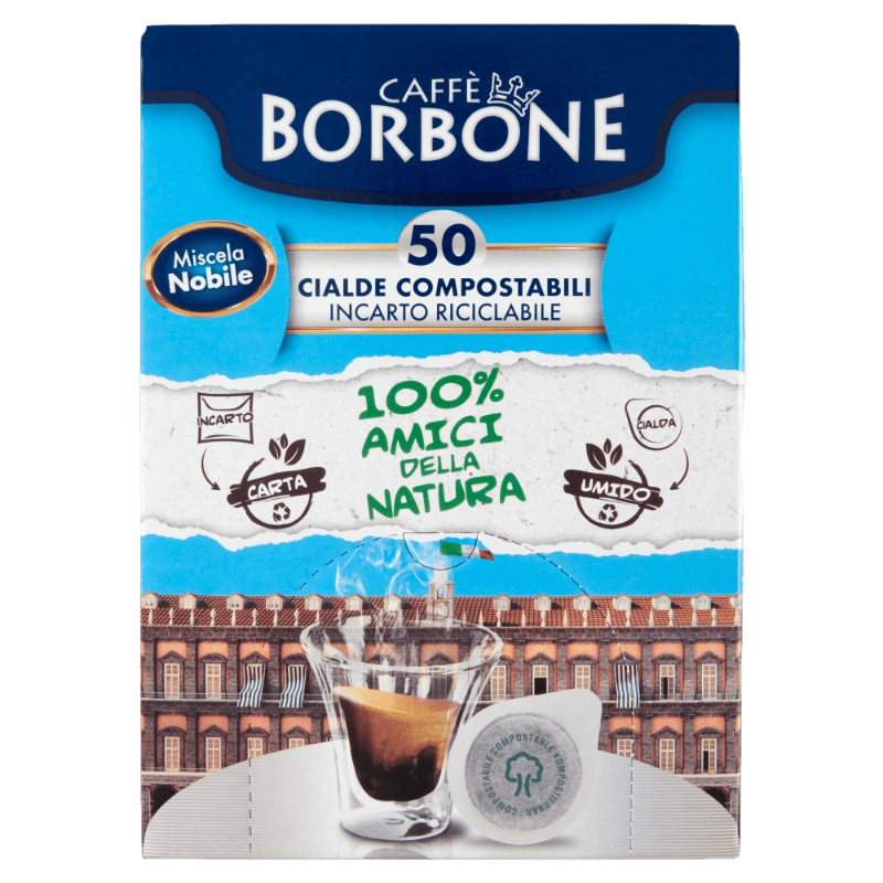 BORBONE COFFEE PODS ESE 44 MM NOBILE BLUE X50 (1 in a box)