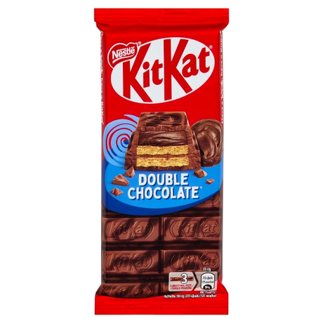 KIT KAT CHOCOLATE BAR DOUBLE CHOCOLATE 99 GR (15 in a box)