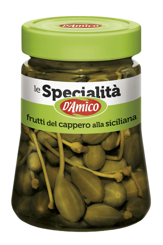 D'AMICO FRUITS OF THE CAPER SICILIAN IN BRINE 290 GR (8 in a box)