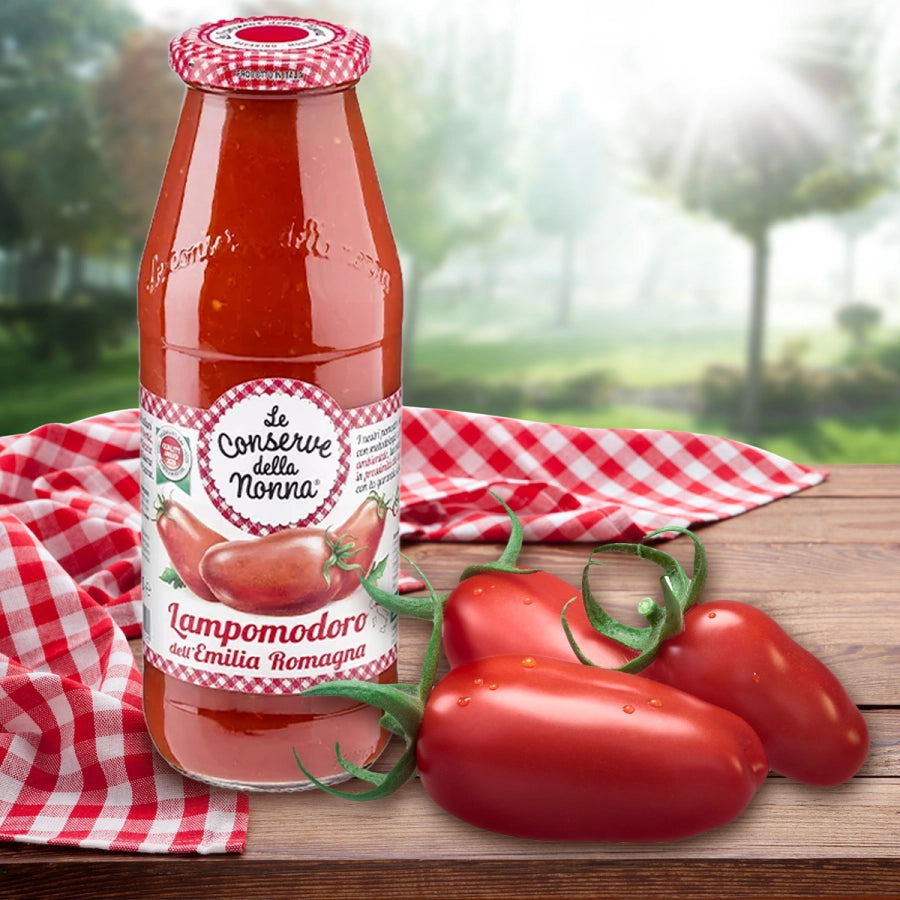 CONSERVE DELLA NONNA PASSATA DI POMODORO LAMPOMODORO 700 GR (12 in a box)