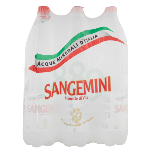 SANGEMINI CARBONATED WATER PET 1.5 LT (6 in a box)