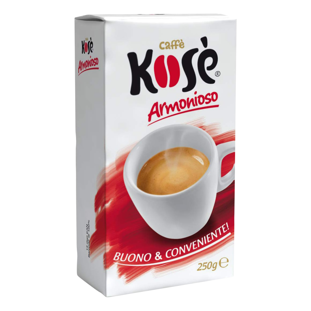 KOSE' COFFEE GROUND ARMONIOSO 250 GR X4 (5 in a box)
