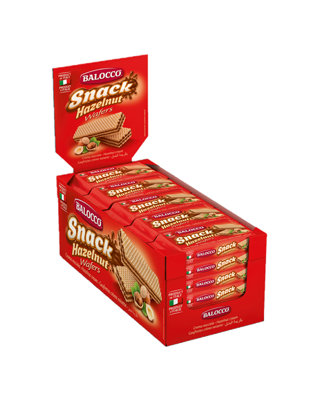 BALOCCO EXPO WAFER HAZELNUT 45 GR X30 (1 in a box)