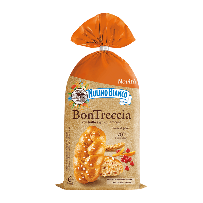 MULINO BIANCO BREAD SNACK BONTRECCIA X6 225 GR (9 in a box)
