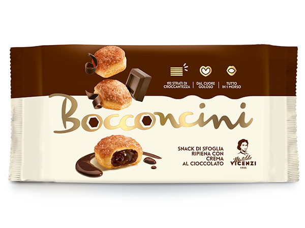 VICENZI MILLE VOGLIE BOCCONCINI CHOCOLATE 100 GR (10 in a box)