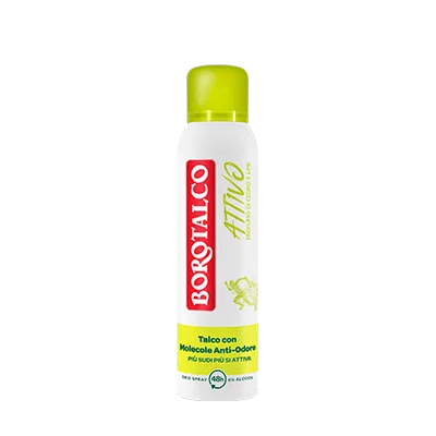 BOROTALCO DEO ATTIVO YELLOW SPRAY 150 ML (12 in a box)