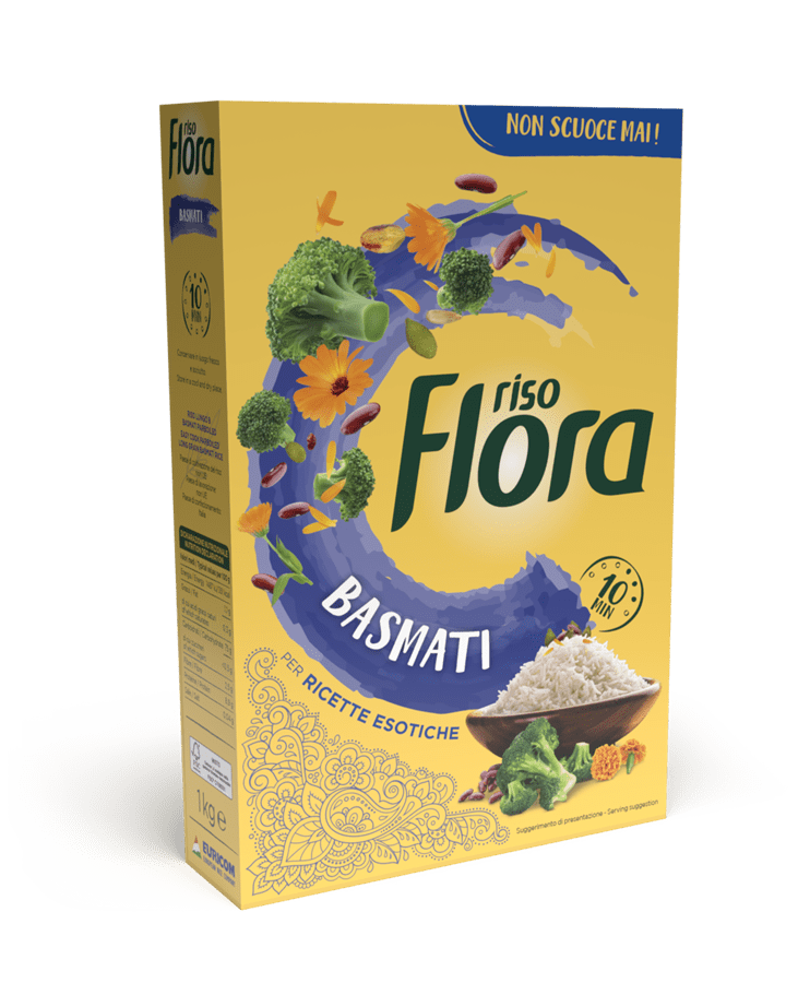 FLORA RICE BASMATI 1 KG (10 in a box)