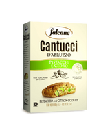 FALCONE BISCUITS CANTUCCI D'ABRUZZO PISTACHIOS AND CEDAR 180 GR (12 in a box)