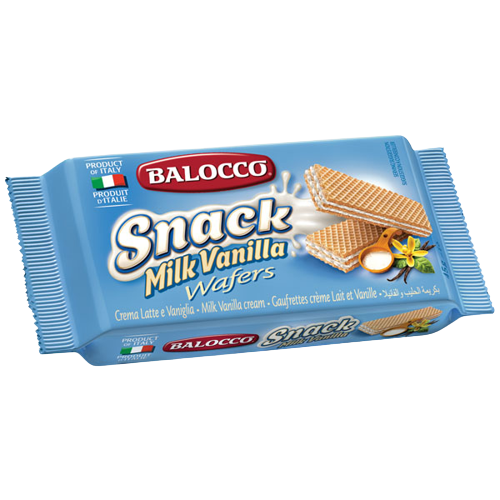 BALOCCO EXPO WAFER VANILLA MILK 45 GR X30 (1 in a box)
