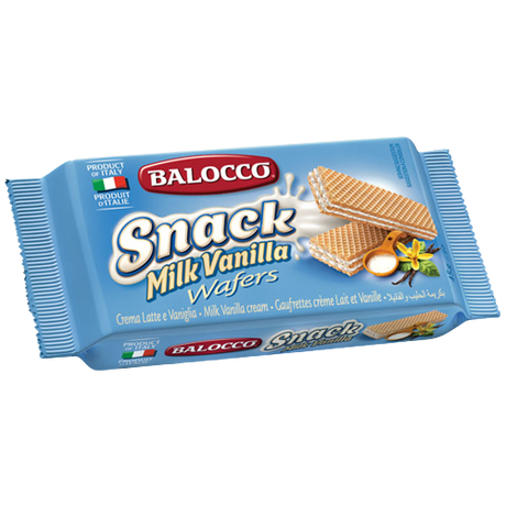 BALOCCO EXPO WAFER VANILLA MILK 45 GR X30 (1 in a box)